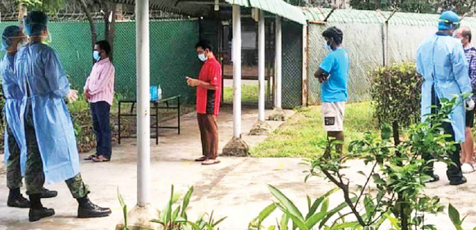 Temporary homes in SAF camps