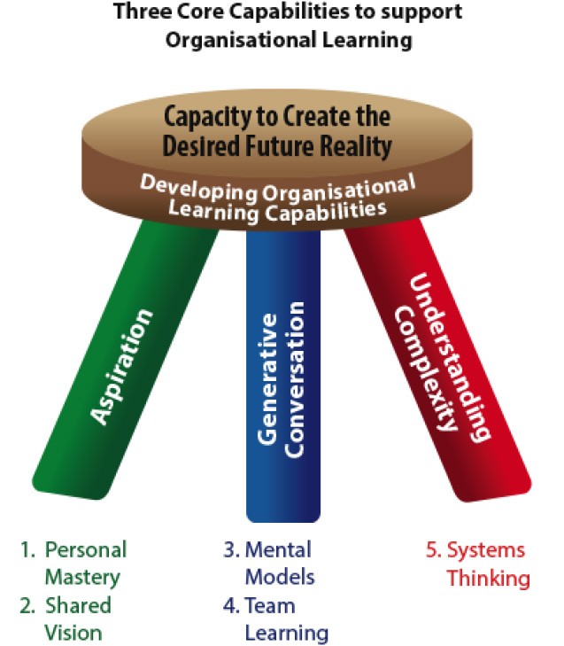 Three Core capabilities to support Orginisation Learning