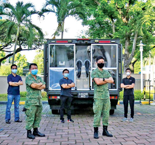 The Mobile Swab Station development team